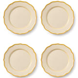 "Giovanna 10.5'' Dinner Plate Set of 4" - Plates in yellow by Maison Madison