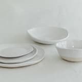 "Kinfolk Dinnerware Set" - Plates in white by Handmade Studio TN