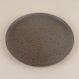 "Salad Plate : Ash Grey" - Plates in brown by Marie Bose