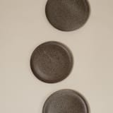 "Salad Plate : Ash Grey" - Plates in brown by Marie Bose
