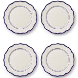 "Jane Dinner Plate Set of 4" - Plates in blue by Maison Madison