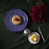 "Beatrix 9'' Dessert Plate Set of 4" - Plates in blue by Maison Madison