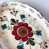 "My Garden Oval Plates, Set-of-2" - Plates in multicolor by Didem Firat