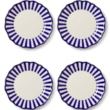 "Riviera Dinner Plate Set of 4" - Plates in blue by Maison Madison
