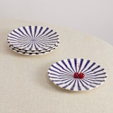 "Mafalda Side Plate Set of 4" - Plates in blue by Maison Madison