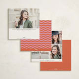 "Scallop" - Bar and Bat Mitzvah Save The Date in Lollypop by Pati Cascino - Back of Card Options