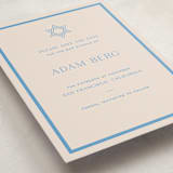"Racquet" - Bar and Bat Mitzvah Save The Date in Bluebell by Megan Davis - Detail