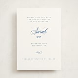 "Simply" - Bar and Bat Mitzvah Save The Date in Sea by Jenna Holcomb - Front