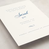 "Simply" - Bar and Bat Mitzvah Save The Date in Sea by Jenna Holcomb - Detail