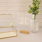 "Wedding Signage | Set of 3 | Frosted Acrylic" - Wedding Signs in clear by Hanna Roberts