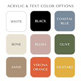 "Acrylic Arch Cards & Gifts Sign" - Wedding Signs in multicolorassorted-colors by Alexandra Ettis