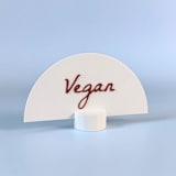 "Customizable Food & Beverage Sign" - Wedding Signs in white by Corduroy Effect