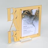 "Gold Mirror Acrylic Bar Sign" - Wedding Signs in gold by Artifacture