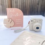 "Palm Photo Guestbook Sign" - Wedding Signs in multicolorassorted-colors by Alexandra Ettis