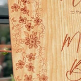 "Adígua Indigenous Design Hardwood Welcome Sign" - Wedding Signs in natural by poem wedding team