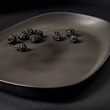 "Stoneware Long Serving Platter" - Serving Platters and Trays in black by Powered By People