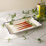 "Jane Rectangular Platter" - Serving Platters and Trays in blue by Maison Madison