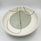 "LARGE GRAY BOWL" - Serving Platters and Trays in gray by Jana Mistrik
