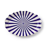 "Mafalda Oval Platter" - Serving Platters and Trays in blue by Maison Madison