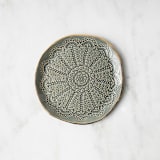 "Cookie Plate in Moss" - Serving Platters and Trays in green by Handmade Studio TN