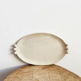 "Ellipses Platter" - Serving Platters and Trays in white by Sidney Field
