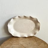 "Ruffle Platter" - Serving Platters and Trays in white by Sidney Field