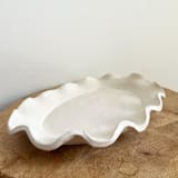 "Ruffle Platter" - Serving Platters and Trays in white by Sidney Field