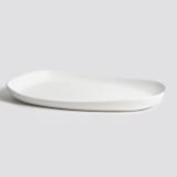 "Stoneware Long Serving Platter" - Serving Platters and Trays in white by Powered By People