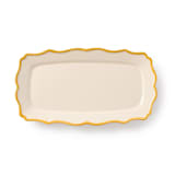 "Giovanna Rect. Tray 16'' x 8.9''" - Serving Platters and Trays in yellow by Maison Madison