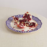 "Riviera Round Platter" - Serving Platters and Trays in blue by Maison Madison
