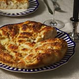 "Riviera Round Platter" - Serving Platters and Trays in blue by Maison Madison