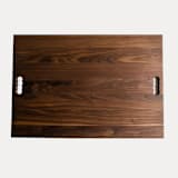 "The Extra Large Charcuterie Board in Walnut" - Serving Platters and Trays in brown by Millstream Home