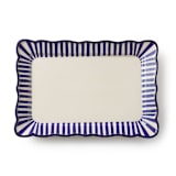 "Riviera Rectangular Platter" - Serving Platters and Trays in blue by Maison Madison