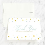 "Sweet And Solemn" - Mitzvah Thank You Cards in Spring by Up Up Creative - Front