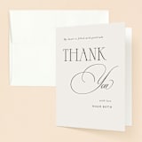 "Blessed Mitzvah" - Mitzvah Thank You Cards in Onyx by Benita Crandall - Front