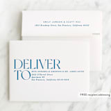 "Modern Mitzvah" - Mitzvah Thank You Cards in Sky by Creo Study - FREE Recipient Addressing