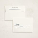 "Talavera" - Mitzvah Thank You Cards in Navy by Meagan Christensen - FREE Recipient Addressing