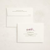 "Meander" - Mitzvah Thank You Cards in Merlot by Angela Marzuki - FREE Recipient Addressing