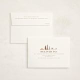 "Painted NYC" - Mitzvah Thank You Cards in Petal by Teju Reval - FREE Recipient Addressing