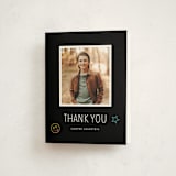 "Neon Vibes" - Mitzvah Thank You Cards in Candy by Brandy Folse - Front