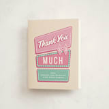 "Las Vegas" - Mitzvah Thank You Cards in Cotton Candy by Claudia Orengo - Front