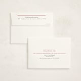 "Bold Name" - Mitzvah Thank You Cards in Peony by Ilene Guy - FREE Recipient Addressing