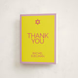 "Pop up" - Mitzvah Thank You Cards in Candy-Glow by Inkblot Design - Front