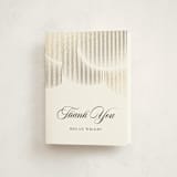 "Fringe Cascade" - Mitzvah Thank You Cards in Cloud by Robert and Stella - Front