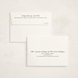 "Fringe Cascade" - Mitzvah Thank You Cards in Cloud by Robert and Stella - FREE Recipient Addressing