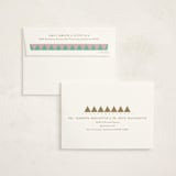 "Hollywood Deco" - Mitzvah Thank You Cards in Aqua by Becky Nimoy - FREE Recipient Addressing