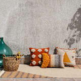 "mystic" - Throw Pillows in multicolor by Handan Loomworks