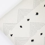 "Triangle Stitch Throw Pillow" - Throw Pillows in white by Anchal