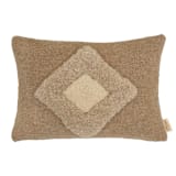 "Mid" - Throw Pillows in beige by Handan Loomworks