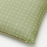 "Cross-Stitch Throw Pillow - Sage" - Throw Pillows in green by Anchal